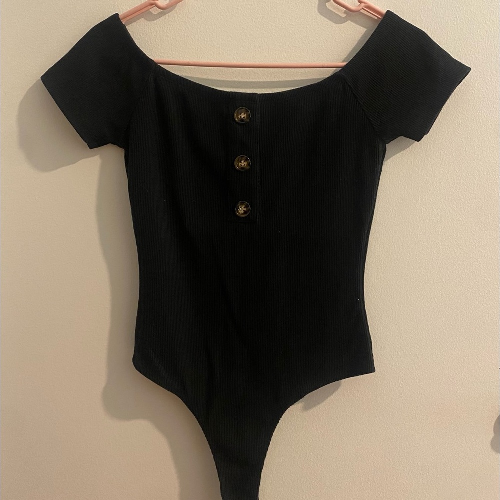 black bodysuit